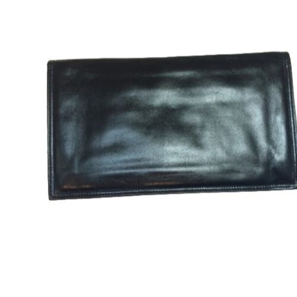 Cara Navy Clutch Bag Custom Fish Sea Pinned Purse Vintage Accessories - Picture 8 of 11